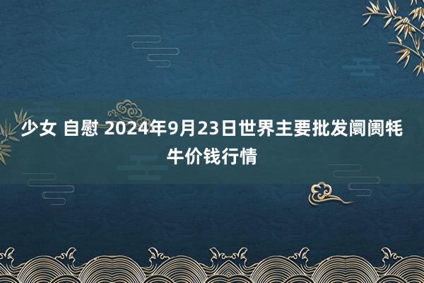 少女 自慰 2024年9月23日世界主要批发阛阓牦牛价钱行情