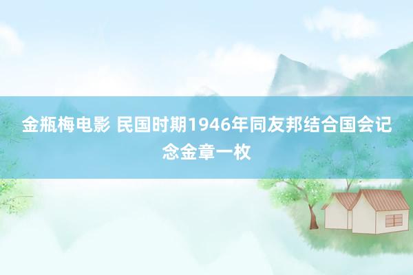 金瓶梅电影 民国时期1946年同友邦结合国会记念金章一枚